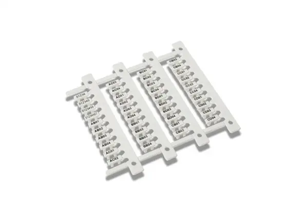 Cembre - 40491 - 4X16MM.SIZE,WHITE, POLYCARB. HF, CABLE TAG MG-TDMO-02 WITHOUT HOLDER CLIP ON THE CABLE EXT.i RANGE 2,9-3,5MM. - 1