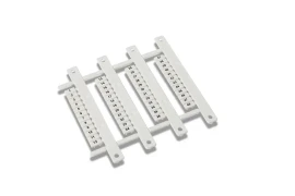 41390N - 5X10MM.SIZE, 5,2MM.PITCH, SINGLE STRIP,WHITE,POLYCARBONATE HF TAG MG-CPM-04 FOR MARKING PHOENIX TERMINAL BLOCKS - 1