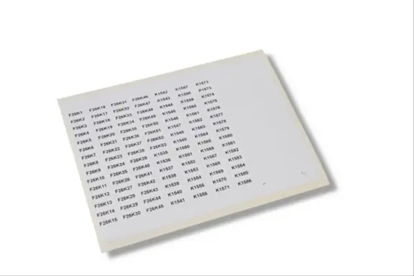 Cembre - 46910N - 9X35MM.SIZE,PRECUT, SELF ADHESIVE,WHITE, PVC FILM LABEL MG-VYT USED FOR INTERNAL AND EXTERNAL MARKING - 1