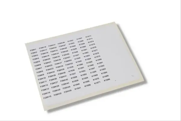 Cembre - 46956 - 5x25mm beyaz yapıkanlı etiket - 1