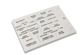 990765N - 15X52,5MM.SIZE, PRECUT,YELLOW, RIGID PVC LEGEND MG-17.5-R FOR MARKING MODULAR COMPONENTS - 1