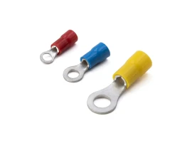 GF-M4 - RING TERMINAL 4-6sqmm YELLOW PVC INSULATED M4 STUD - 1