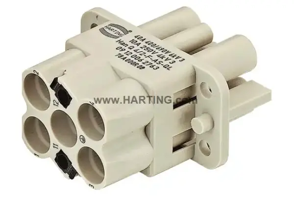 Harting - 09120062763 - Han Q 4/2female insert with Quick Lock - 1