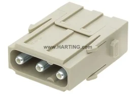 09140032601 - Han C axial module, male 2,5-8mm² - 1