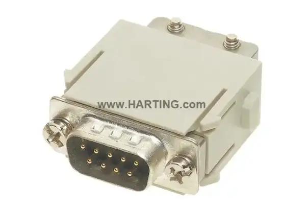 Harting - 09140093001 - Han D-Sub module, crimp male - 1