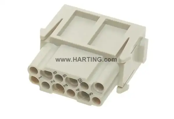 Harting - 09140123101 - modül 10A 12 kutup dişi - 1