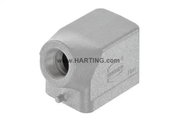 Harting - 09300061541 - Han B Hood Side Entry LC 2 Pegs PG 16 - 1