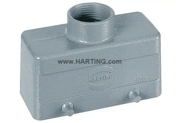 Harting - 09300101421 - Han B Hood Top Entry LC 4 Pegs PG 16 - 1