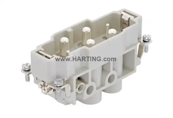 Harting - 09380062601 - Han K 4/2 Pin Male Insert - 1