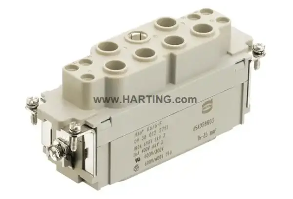 Harting - 09380122751 - Han K 6/6 Pos. F Insert - 1