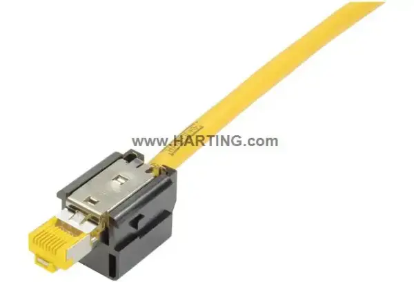 Harting - 09451001560 - Han 3A RJ45 10G Cat6 plug insert, 8p IDC - 1