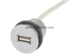 09454521920 - har-port USB 2.0 A-A; PFT 0,5m cable - 1