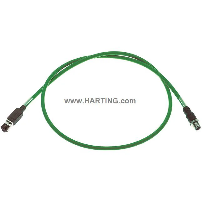 Harting - 09457005031 - Rjı Cab Ip20/m12 4xawg22/7; Trail.; 9,0m - 1