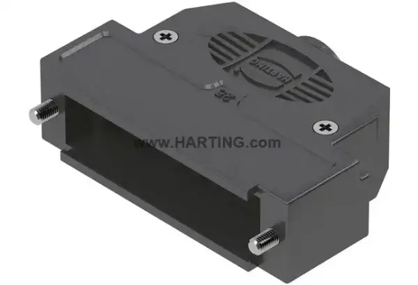 Harting - 09670250442 - D-Sub 25P plast hood 1str-ent slo 4-40 s - 1