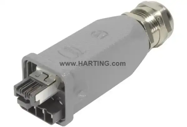 Harting - 10120052001 - Han3A RJ45 Hybrid Cat5 plug 4+4p - 1