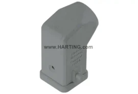 19200030627 - Han A Hood Angled Entry 2 Pegs M20 Bla - 1