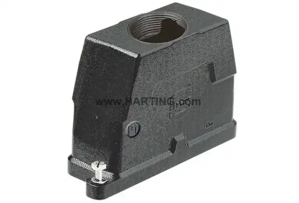 Harting - 19400240414 - Han 24HPR Hood Top Entry M50 Screw Lock - 1