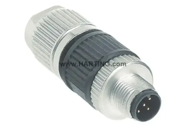 Harting - 21032721505 - Circular Connector w. Harax M12 L5 M - 1