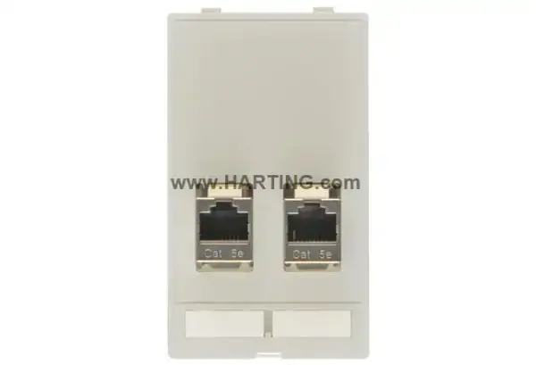 Harting - 39500020120 - Data module (2x RJ45) - 1