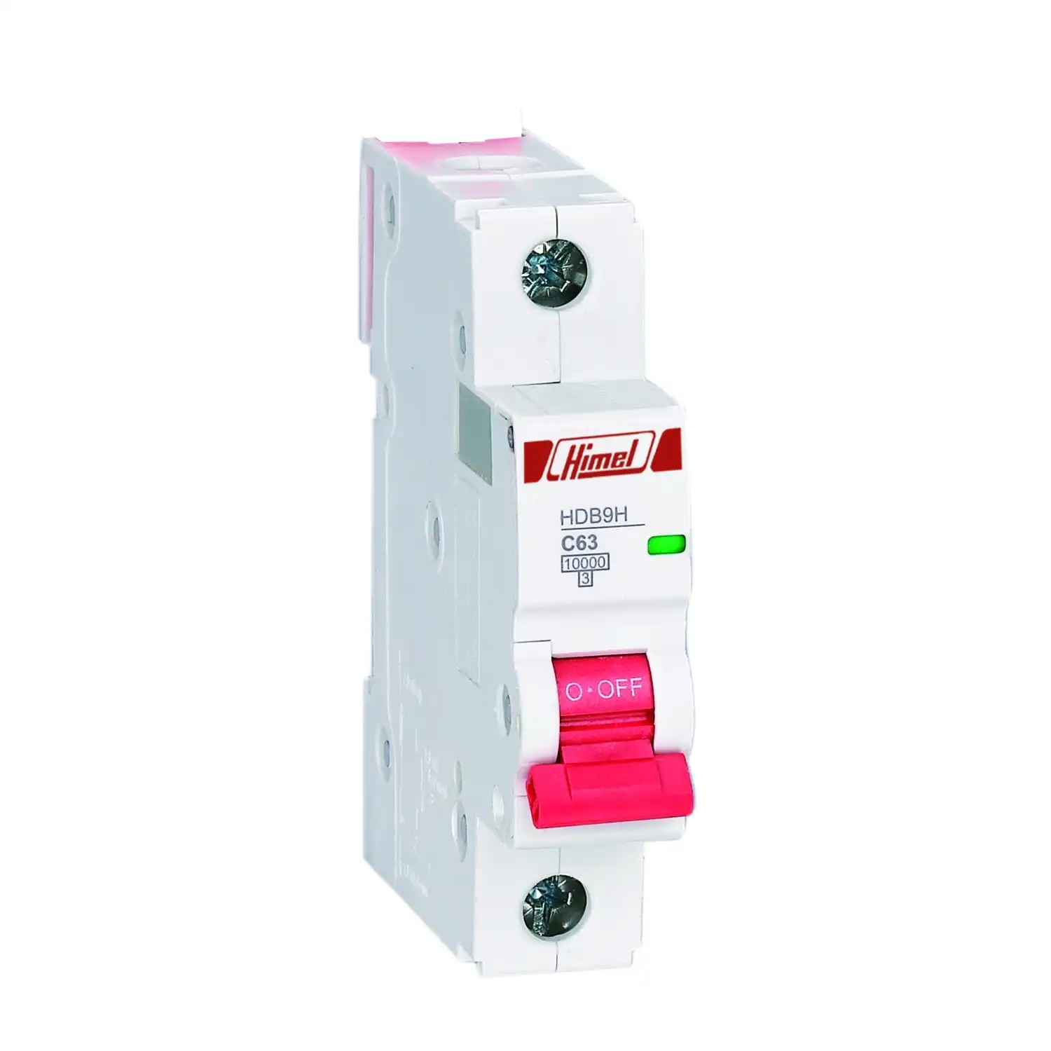 HDB9H63A1B40 - Miniature circuit breaker, HDB9, 18 mm AC, 10 kA, 1P, B curve, 40 A - 1