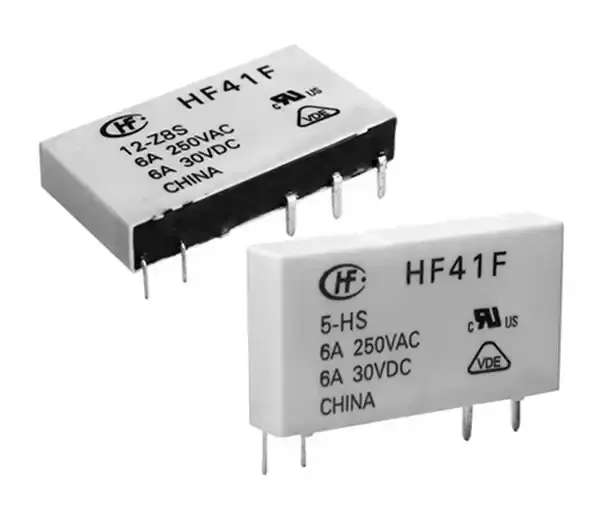 Hongfa - HF41F-24VDC-V 24v dc, 1co, vida bağlantılı slim röle - 1