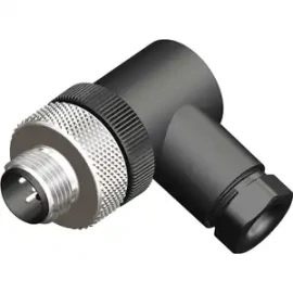 CNM12-R4SP0-BP7 - M12, 4 pin 90° açılı erkek konnektör - 1