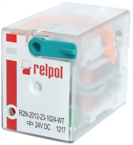 Relpol - R2N-2012-23-1024-WT - 2 Kutuplu Enversör Kontak, 12 A Termik Akım, 24V DC - 1