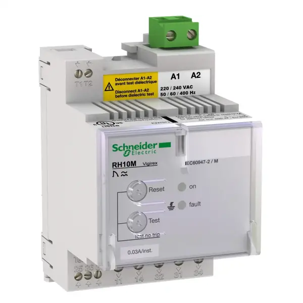 Schneider Electric - 56130 - toprak kaçağı rölesi RH10M - 30 mA - 240 V - 1