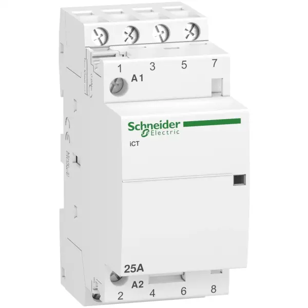 Schneider Electric - A9C20834 - kontaktör iCT - 2 kutup - 2 NA - 25 A - 220..240 V AC - 1