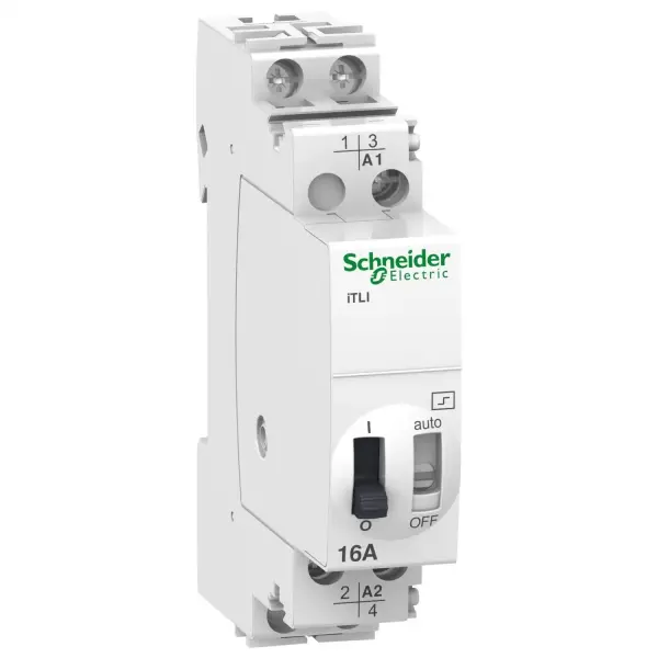 Schneider Electric - A9C30215 - darbe rölesi iTRYI - 2P - 1NA+1NK - 16A - bobin 24 VDC - 48 VAC 50/60Hz - 1