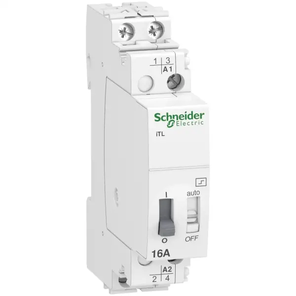 Schneider Electric - A9C30812 - darbe rölesi iTRY - 2P - 2 NA - 16A - bobin 110 VDC - 230...240 VAC 50/60Hz - 1