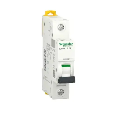 Schneider Electric - A9F73102 - iC60N - minyatür devre kesici - 1P - 2A - B eğrisi - 1