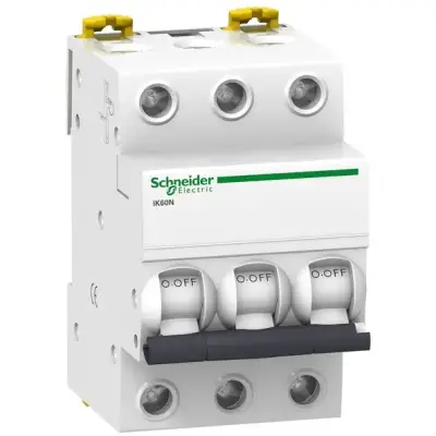 Schneider Electric - A9K23363 - Sigorta - iK60N - 3P - 63 A - B Eğrisi - 1