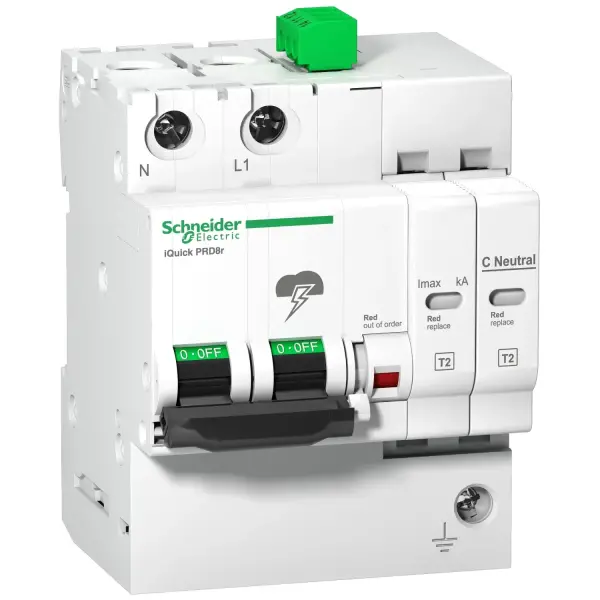 Schneider Electric - A9L16295 - iQuick PRD20r modüler kesinti durdurucu - 1 kutup + N - 264V - uzaktan aktarmalı - 1