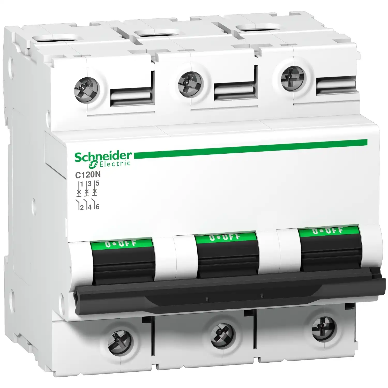 Schneider Electric - A9N18351 - C120N - devre kesici - 3P - 125A - B eğrisi - 1