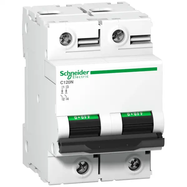 Schneider Electric - A9N18361 - C120N - devre kesici - 2P - 80A - C eğrisi - 1