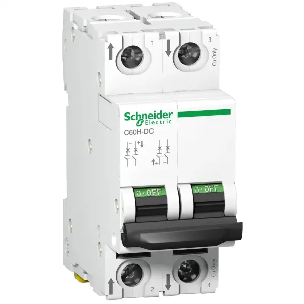 Schneider Electric - A9N61532 - minyatür devre kesici - C60H - 2 kutup - 20 A - C eğrisi - 1