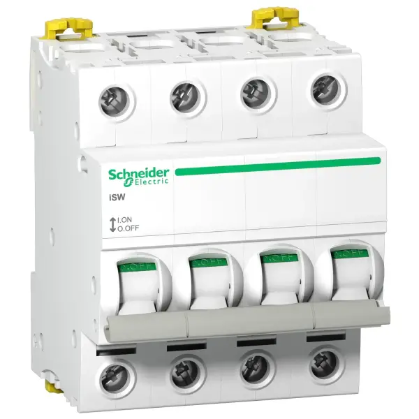 Schneider Electric - A9S65463 - yük ayırıcı iSW - 4P - 63 A - 240 V - 1