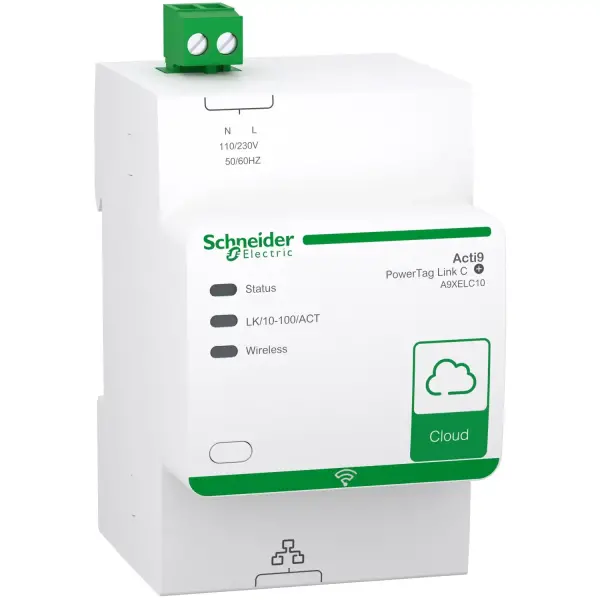 Schneider Electric - A9XELC10 - Acti9 PowerTag Link C - bulut bağlantılı bağlantı modülü - 1