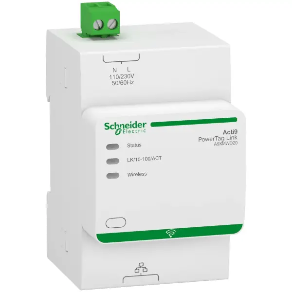 Schneider Electric - A9XMWD20 - Smartlink SI D Ethernet - 20 PowerTag cihazına kadar - 1