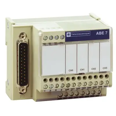 Schneider Electric - ABE7CPA412 - bağlantı alt tabanı ABE7 - 4 termokuplörün dağıtımı için - 1