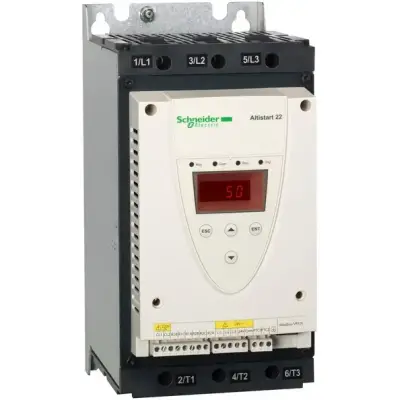 Schneider Electric - ATS22D88Q - yumuşak yolverici-ATS22-kontrol 220V-güç 230V(22kW)/400...440V(45kW) - 1