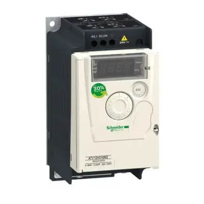 Schneider Electric - ATV12H037M3 - Hız Kontrol Cihazı ATV12 - 0,37kW - 0,55hp - 200..240V - 3fz - soğutma bloklu - 1