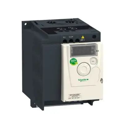 Schneider Electric - ATV12HU22M2 - Hız Kontrol Cihazı ATV12 - 2,2kW - 3hp - 200..240V - 1fz - soğutma bloklu - 1