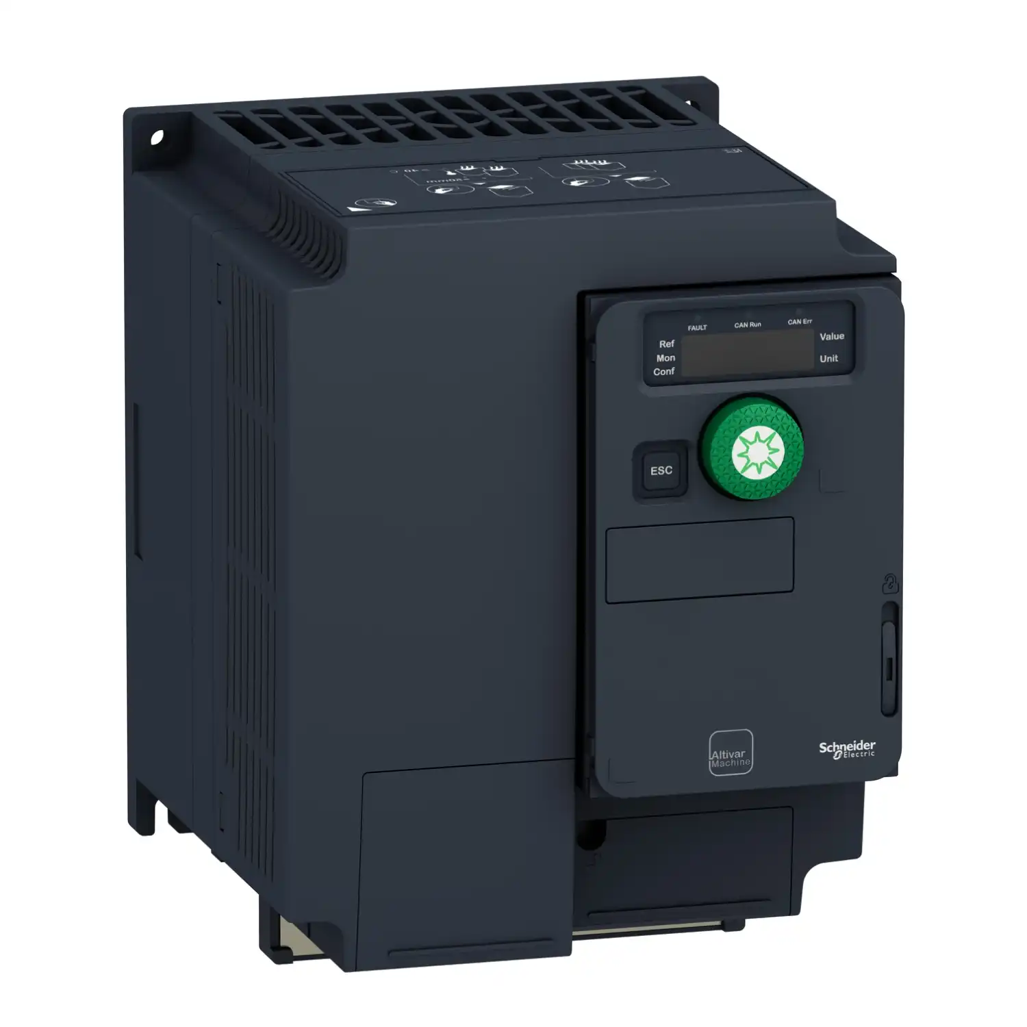 ATV320U22N4C412 - Variable speed drive, Altivar Solar, 2.2kW, 380 to 500V, 3 phases, compact - 1