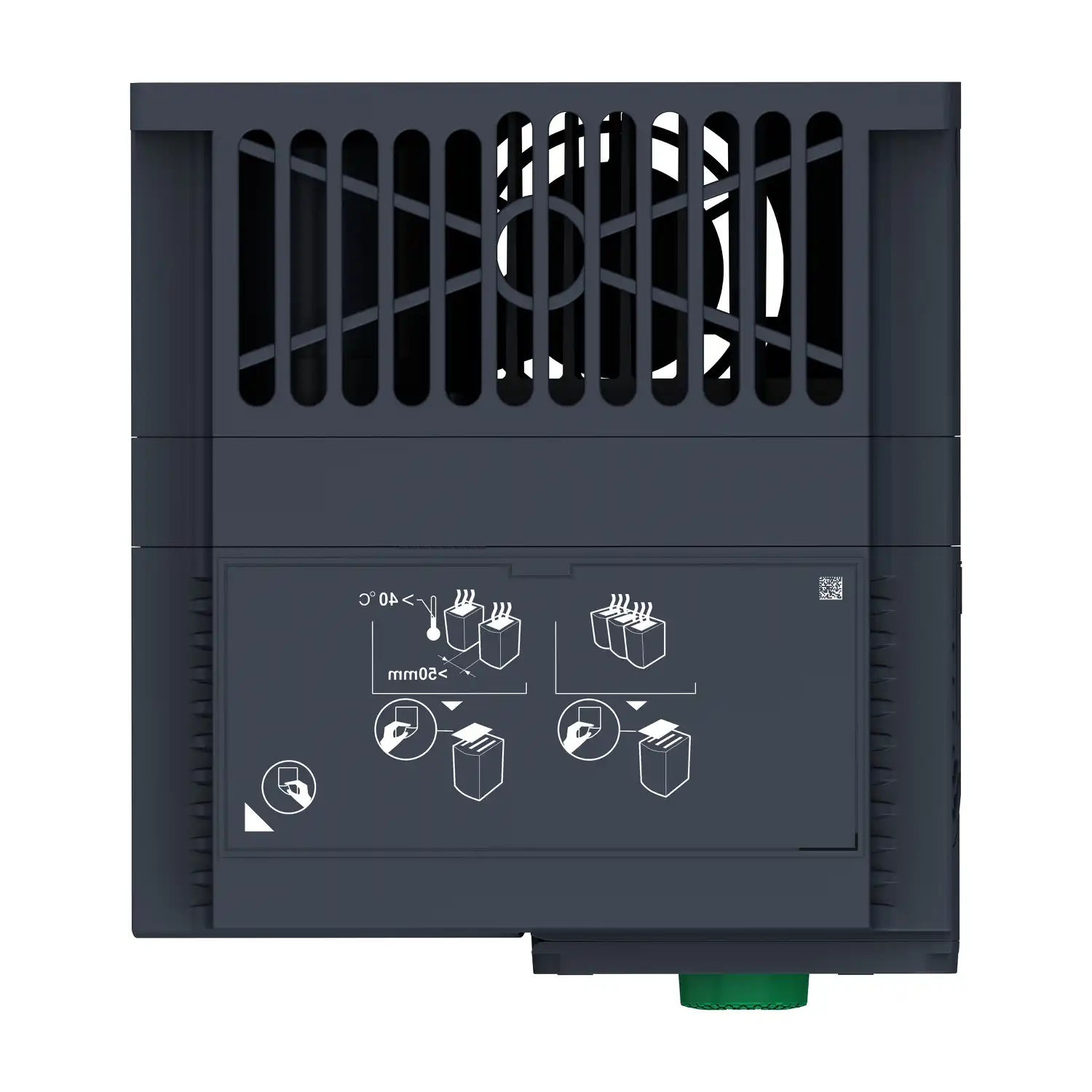 Schneider Electric - ATV320U22N4C412 - Variable speed drive, Altivar Solar, 2.2kW, 380 to 500V, 3 phases, compact - 2