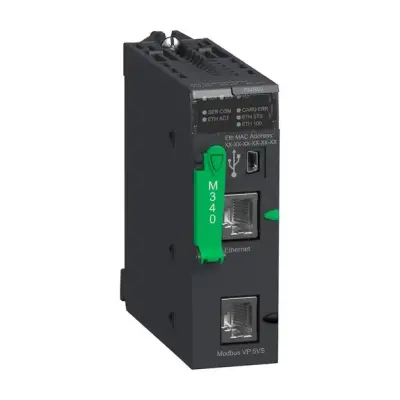 Schneider Electric - BMXP342020 - işlemci modülü M340 - maks 1024 Dijital + 256 analog G/Ç - Modbus - Ethernet - 1