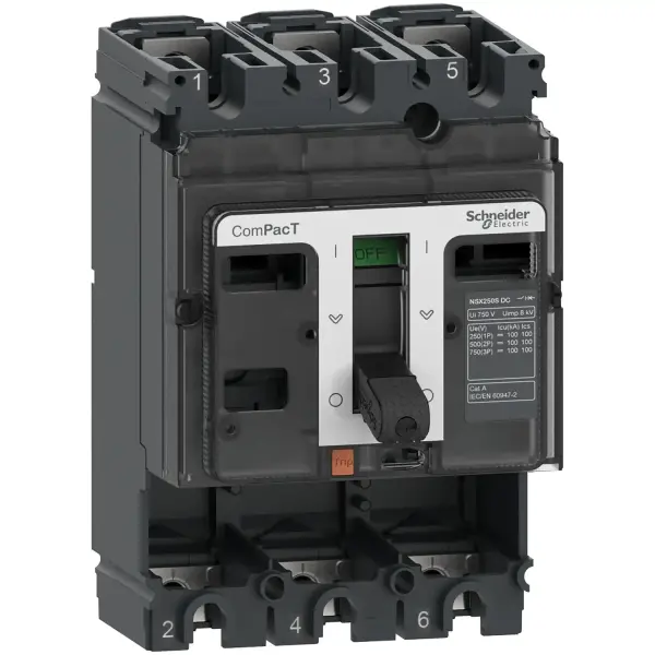 Schneider Electric - C10S3D - ComPacT Şalter Kasası NSX100S 100kA DC 3P 100A - 1