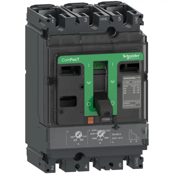 Schneider Electric - C10V3TM040 - ComPacT Şalter NSX100HB1 75kA AC 3P 40A TMD - 1