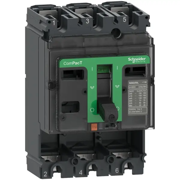 Schneider Electric - C25L3 - ComPacT Şalter Kasası NSX250L 150kA AC 3P 250A - 1